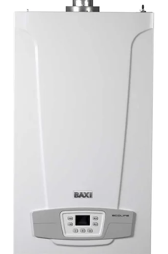 Котел наст турбо 24 кВт 1 к Baxi ECO Life 1.24 F (в к-те 3хход+датчик бойлера), латунная г/г