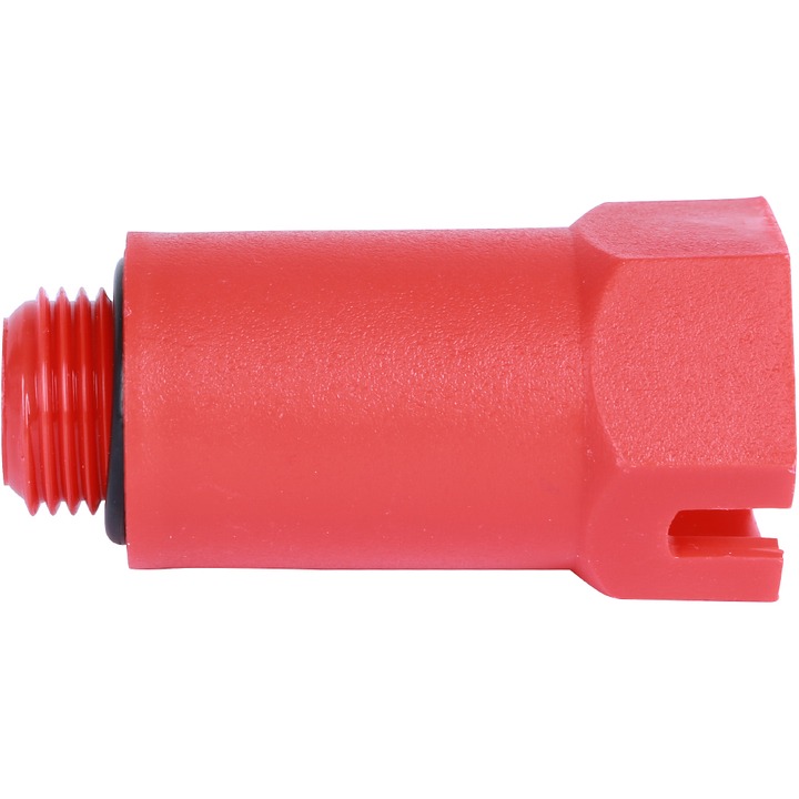 Заглушка длинная пластиковая1/2 нр красная STOUT