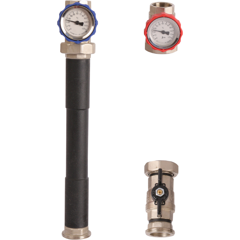 Насосная группа (быстрого монтажа) с прямым контуром 1" без насоса Rommer